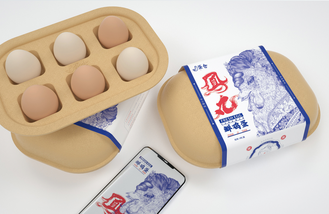 如何做一个会玩的鸡蛋品牌VI设计和包装设计？