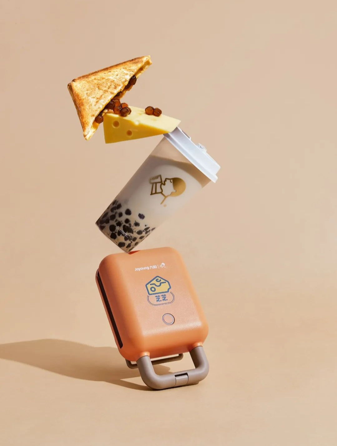 九阳喜茶联名合作产品三明治机