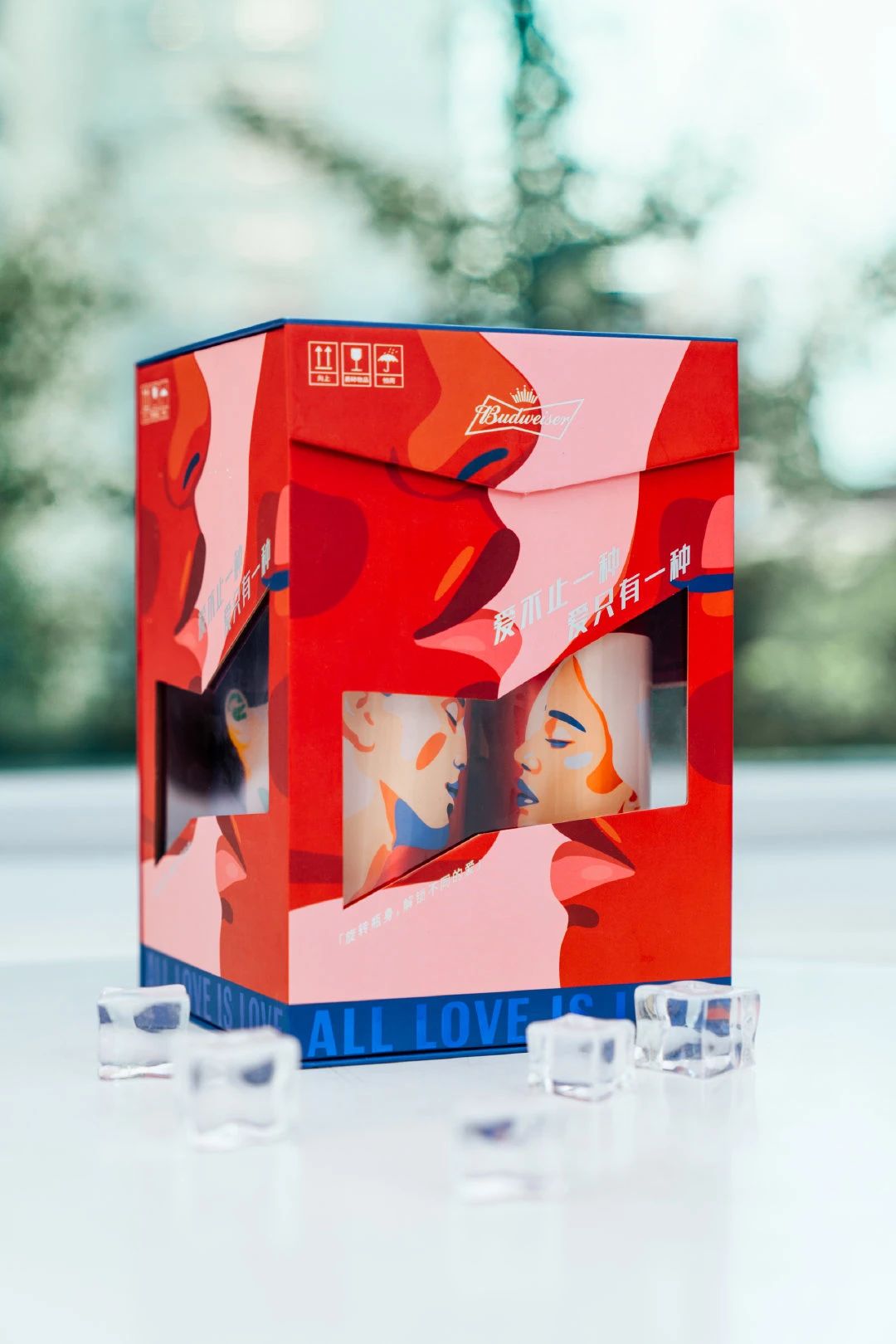 百威七夕品牌限定款礼盒包装设计