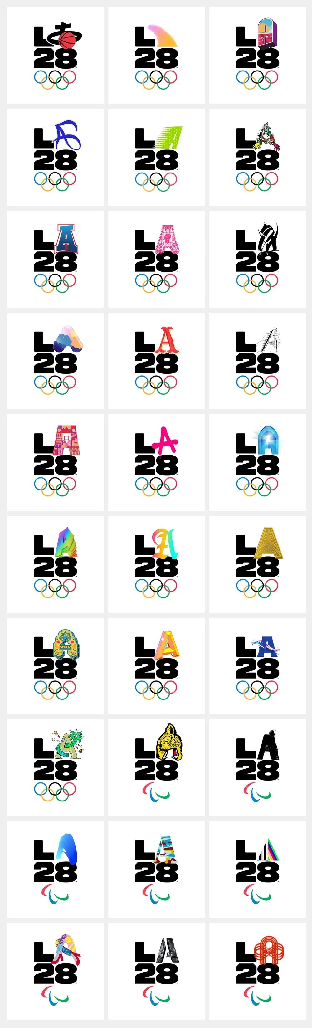 2028年洛杉矶奥运会残奥会会徽LOGO设计延展