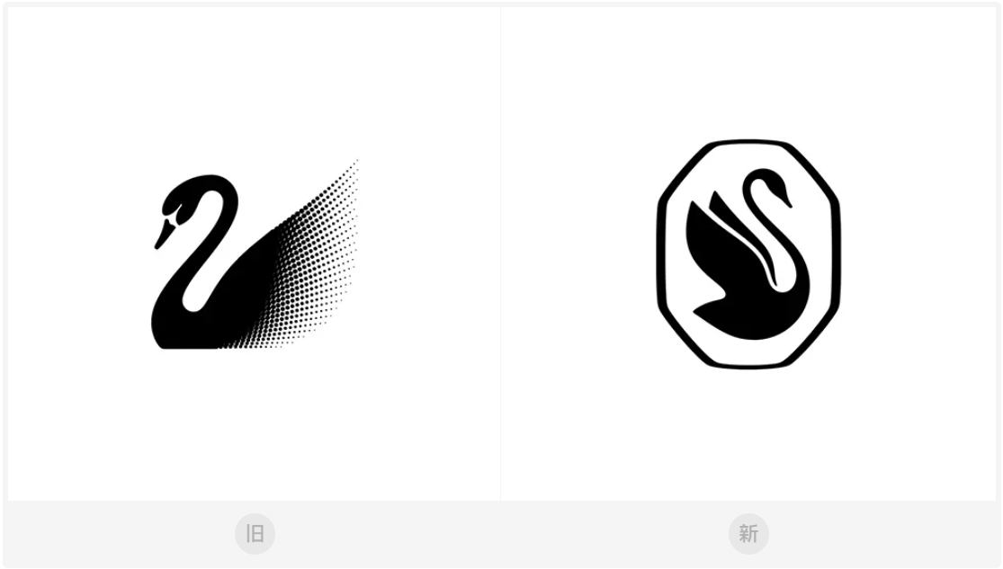 施华洛世奇更换新logo设计,起飞的天鹅你觉得怎样?