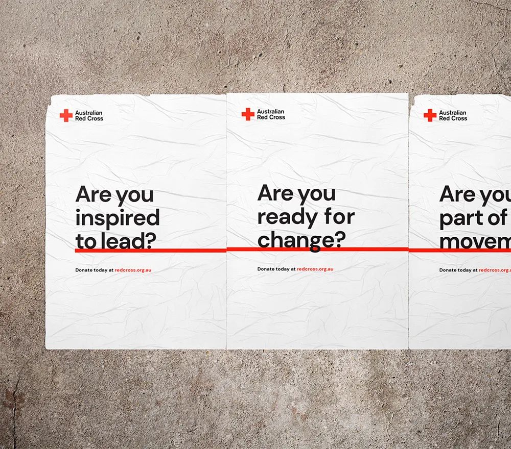 澳洲红十字会品牌设计升级应用物料