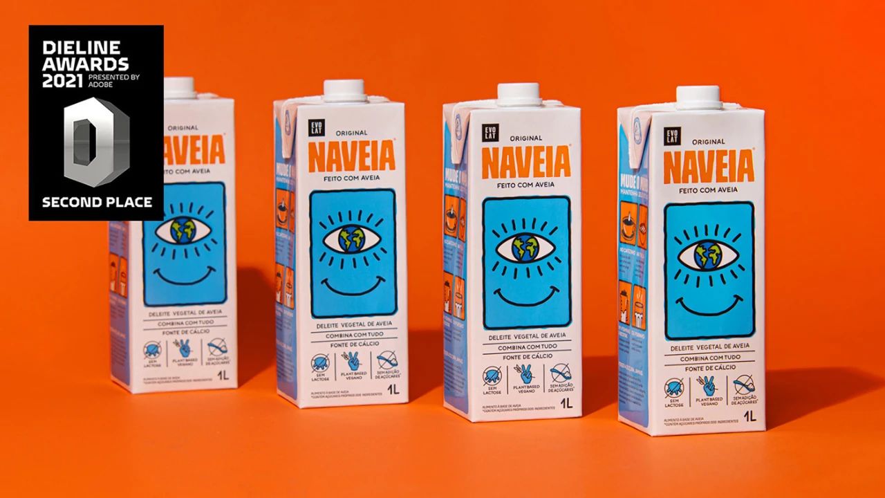 Naveia牛奶饮品包装设计