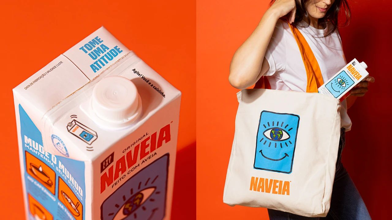 以保护地球为使命的牛奶饮品包装设计究竟长什么样？