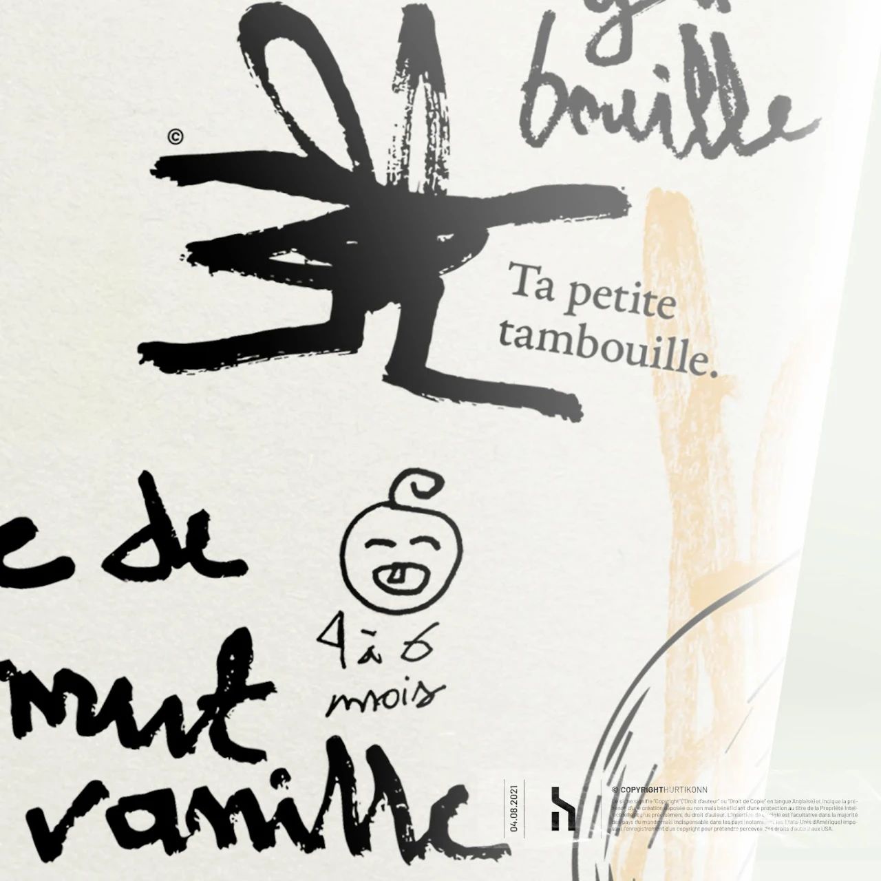 Gribouille儿童食品品牌设计包装设计涂鸦细节