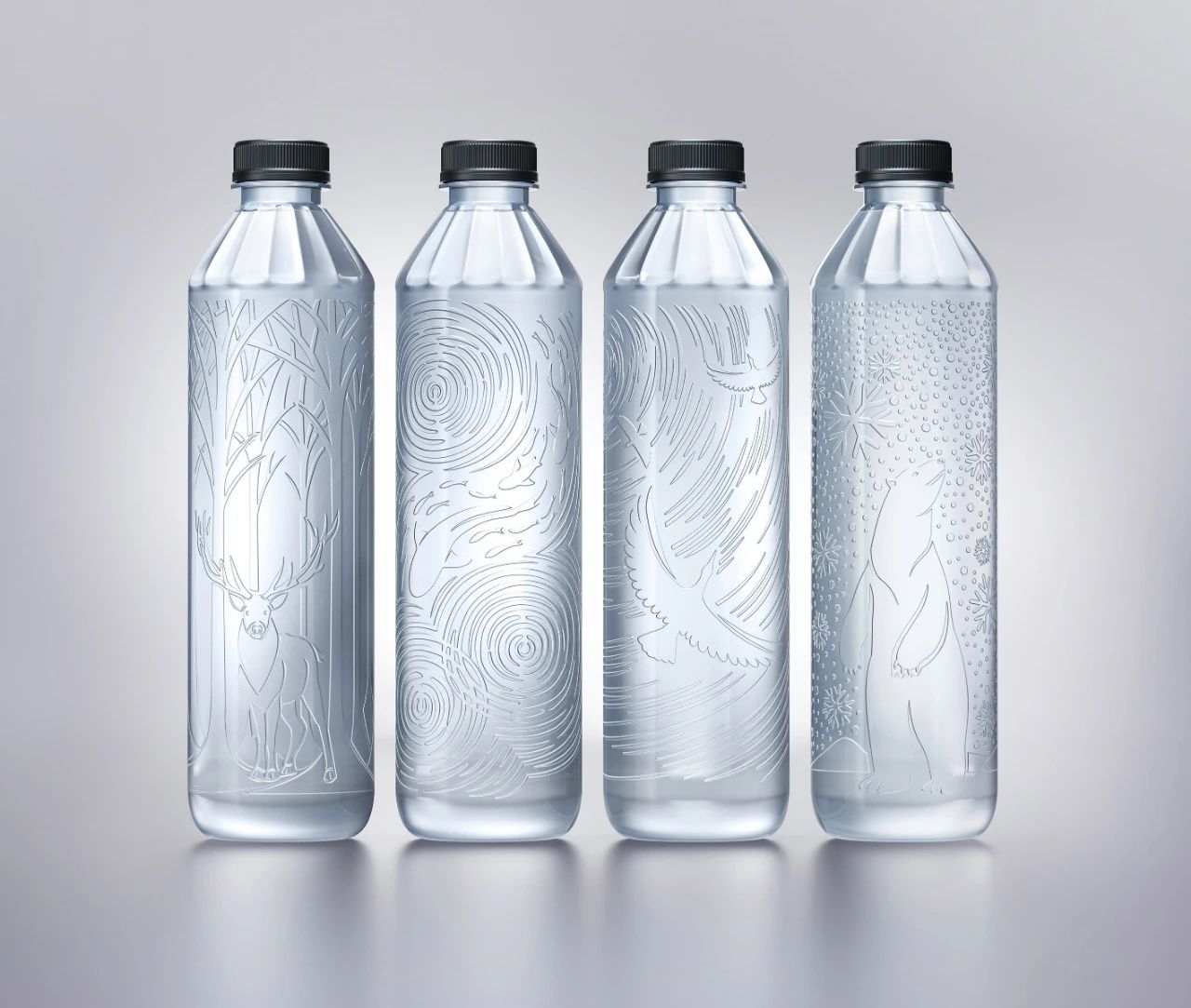 泰国C2环保型饮用水包装设计展示