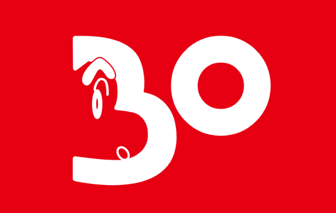 蜡笔小新30周年LOGO设计